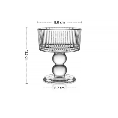 Креманка 200 мл. d=90 мм. h=123 мм.  MGline /6/24/ ВДОХНОВЕНИЕ