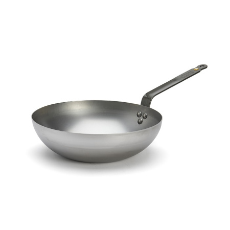 Сковорода Wok d=28 см. h=8,5 см. 2,4 л. белая сталь De Buyer /1/6/ Сковорода Wok d=28 см. h=8,5 см. 2,4 л. белая сталь De Buyer /1/6/
