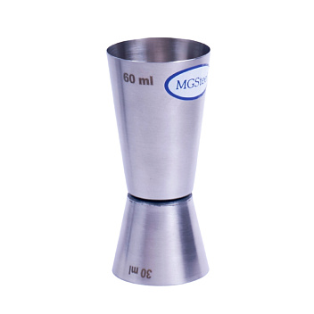 Джиггер 30/60 мл. d=42/43 мм. h=100 мм. нерж. МГ (MG) /1/200/
