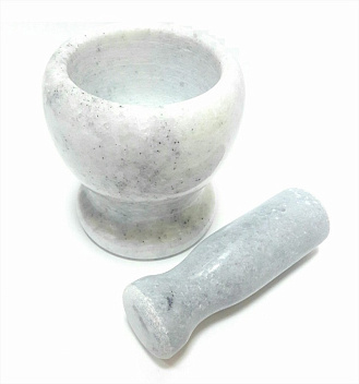 Ступка d= 9 см. h=11 см. с пестиком 12 см. гранит /1/16/