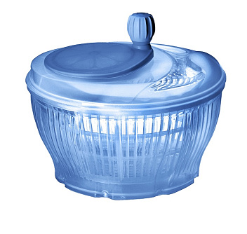 Сушилка для зелени  3,7 л. d=24 см. синяя Abert /1/6/ Сушилка для зелени  3,7 л. d=24 см. синяя Abert /1/6/