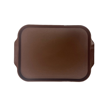 Поднос 45*34,5 см. темно-коричневый (167) поверхность шагрень MGprof /1/10/ Поднос 45*34,5 см. темно-коричневый (167) поверхность шагрень MGprof /1/10/