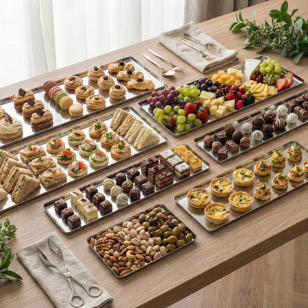 Блюдо для подачи прямоуг. 60*20 см. нерж. Abert /1/ ВДОХНОВЕНИЕ