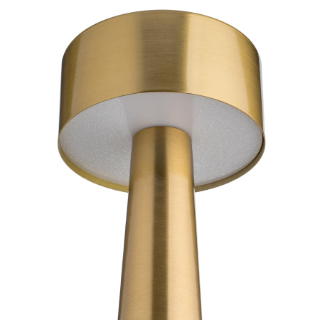 Лампа настольная d=9 см. h=21,5 см. 3 цвета, сенсорная регулировка яркости, нерж., золотая LED SIMPLE II MGline /1/20/