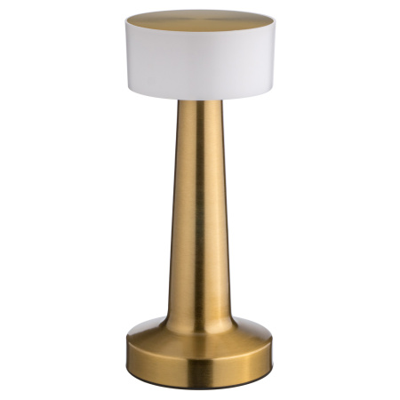 Лампа настольная d=9 см. h=22 см. 3 цвета, сенсорная регулировка яркости, нерж., золотая LED SIMPLE MGline /1/20/