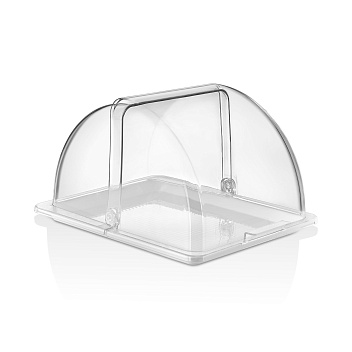 Поднос для подачи GN 1/2 32,5*26,5 см. поликарбонат, белый (крышка 76828, 76829) GP /1/24/