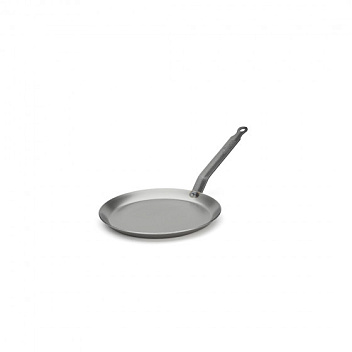 Сковорода для блинов d=22 см. h=1,8 см. 0,6 л. белая сталь (индукция) Carbone Steel  De Buyer /1/5/ Сковорода для блинов d=22 см. h=1,8 см. 0,6 л. белая сталь (индукция) Carbone Steel  De Buyer /1/5/