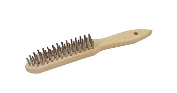 Щетка для печи  28 см. 14*3,2 см. с металлической щетиной h=3 см., деревянная Tellier /1/4/ Щетка для печи  28 см. 14*3,2 см. с металлической щетиной h=3 см., деревянная Tellier /1/4/