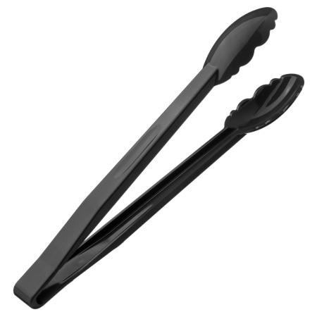 Щипцы универсальные 30 см. черные поликарбонат (до +120°C) MGprof /1/20/  