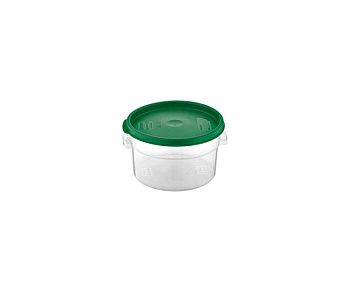Контейнер для продуктов круглый  2,1 л. d=17 см. h=11 см., прозрачный, п/п, без крышки (крышка 76733) GP /1/12/