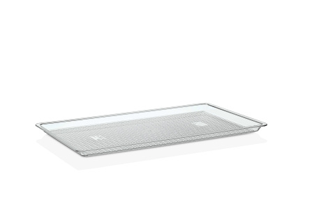 Поднос для подачи GN 1/2 32,5*26,5 см. поликарбонат, прозрачный (крышка 76828, 76829) GP /1/24/