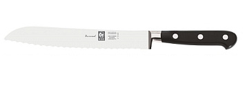 Нож для хлеба 200/320 мм. с волн. кромкой кованый Universal Icel /1/ Нож для хлеба 200/320 мм. с волн. кромкой кованый Universal Icel /1/