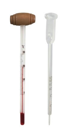 Термометр для вина 0°C /+30°C цена деления 1°C + виномер VB /1/12/48/ АКЦИЯ