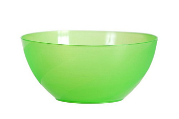 Салатник d=205 мм. 2000 мл. h=95 мм. салатовый пластик. /1/60/