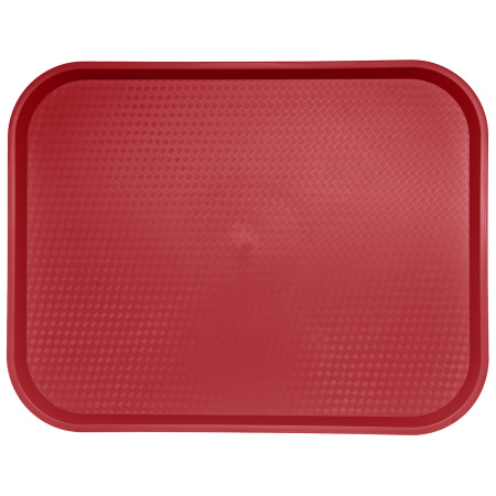 Поднос 44,5*34,5 см. красный поверхность классик (163) MGprof /1/10/ АКЦИЯ