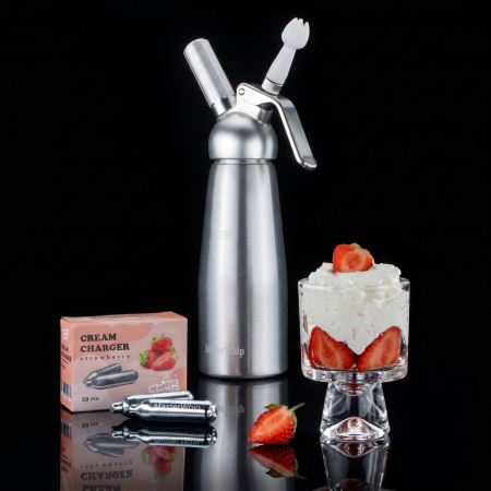 Сифон (кремер) для взбивания сливок  0,5 л. алюм./пластик (до +30°C) MasterWhip /1/324/